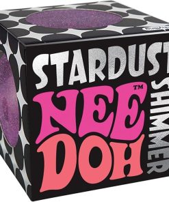 Schylling NeeDoh Stardust - Sensory Fidget Toy - Assorted Colors - Ages 3 to Adult (Pack of 1)
